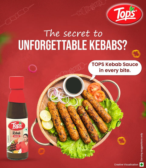 TOPS Kebab Sauce - 200g. Glass Bottle