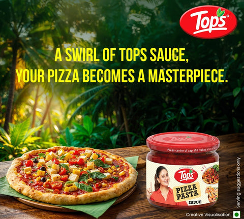 TOPS Pizza Pasta Sauce - 350g. Glass Jar