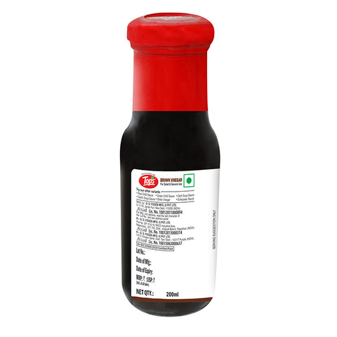 Tops Brown  Vinegar - 200ml Glass Bottle