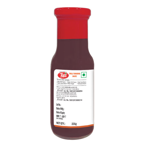 TOPS Chilli Tamarind Sauce - 235g. Glass Bottle