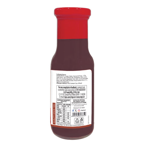 TOPS Chilli Tamarind Sauce - 235g. Glass Bottle