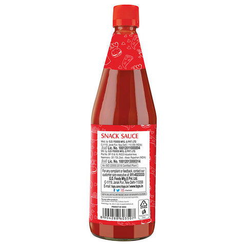 Tops Snack Sauce - 950g. Glass Bottle