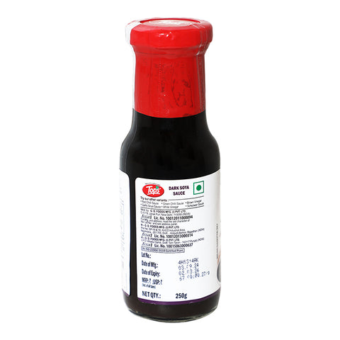 TOPS Dark Soya Sauce - 250g. Glass Bottle