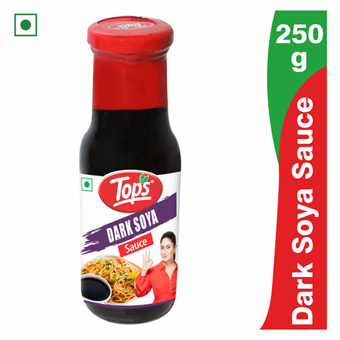 Tops Dark Soya Sauce - 250g. Glass Bottle