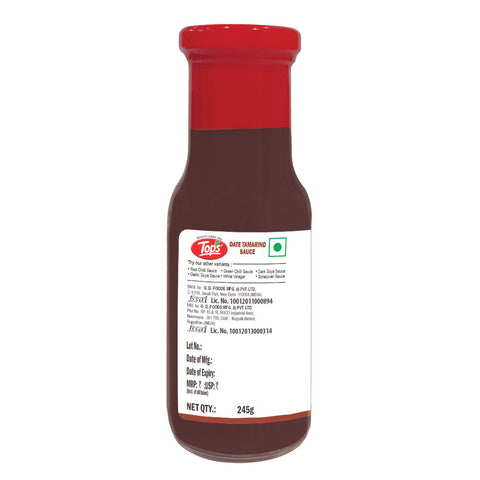 TOPS Date Tamarind Sauce - 245g. Glass Bottle