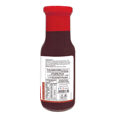 TOPS Date Tamarind Sauce - 245g. Glass Bottle