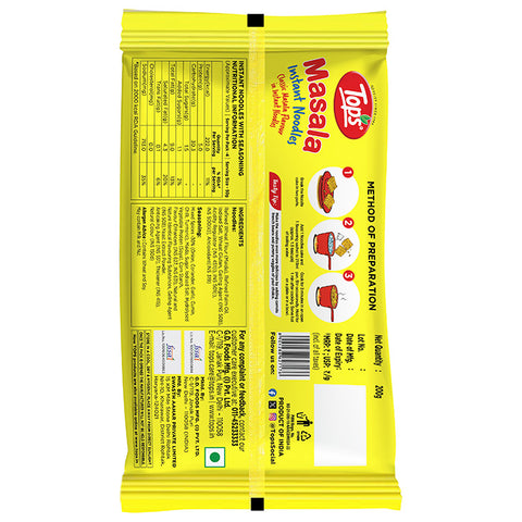 TOPS Instant Masala Noodles - 200g. Family Pack