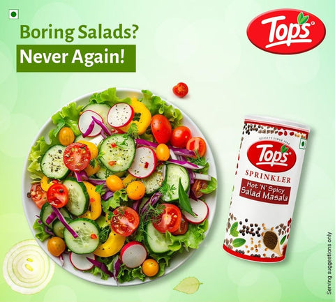 TOPS Hot N Spicy Salad Masala - 100g.