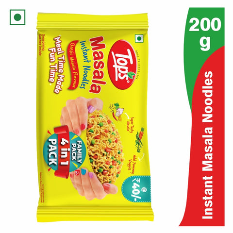 TOPS Instant Masala Noodles - 200g. Family Pack