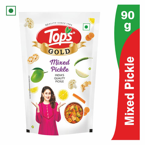 Tops Gold Mixed Pickle - 90g. Pouch