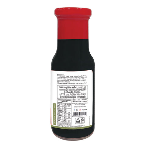 TOPS Garlic Soya Sauce - 250g. Glass Bottle