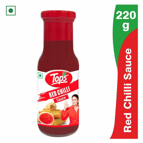 TOPS Red Chilli Sauce - 220g. Glass Bottle