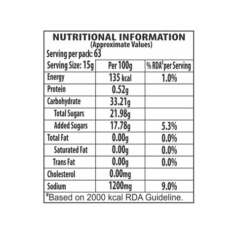 Tops Snack Sauce - 950g. Glass Bottle