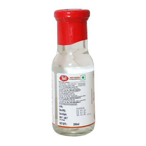 TOPS White  Vinegar - 200ml Glass Bottle