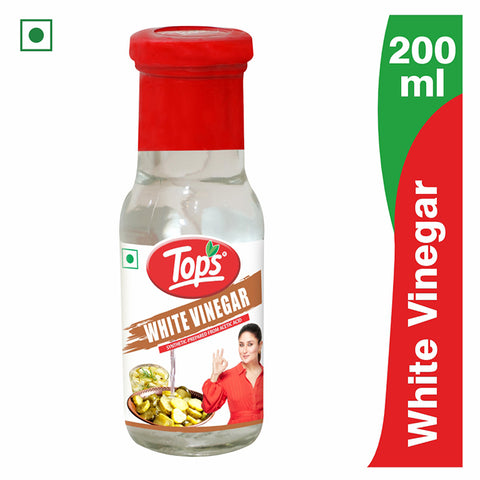 TOPS White  Vinegar - 200ml Glass Bottle